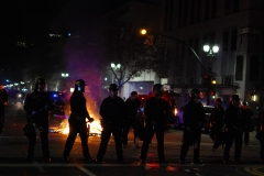 161109-Trump-protest-cops-fire-2-Large
