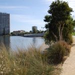 New pedestrian walkways on the south end of Lake Merritt have made it much more inviting. Photo by Scott Morris.