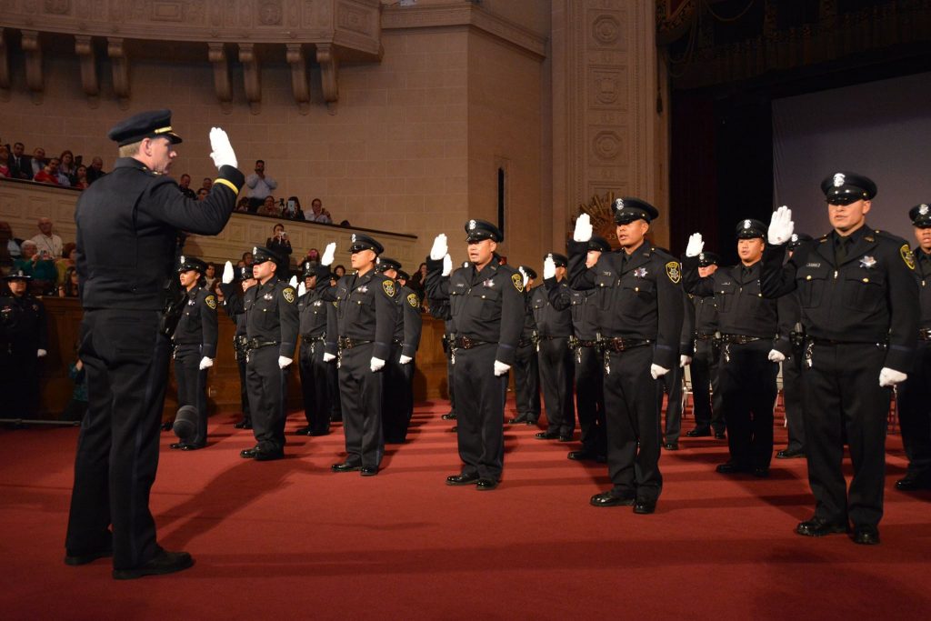 The 170th Oakland police academy graduation. Oakland Police Department photo.