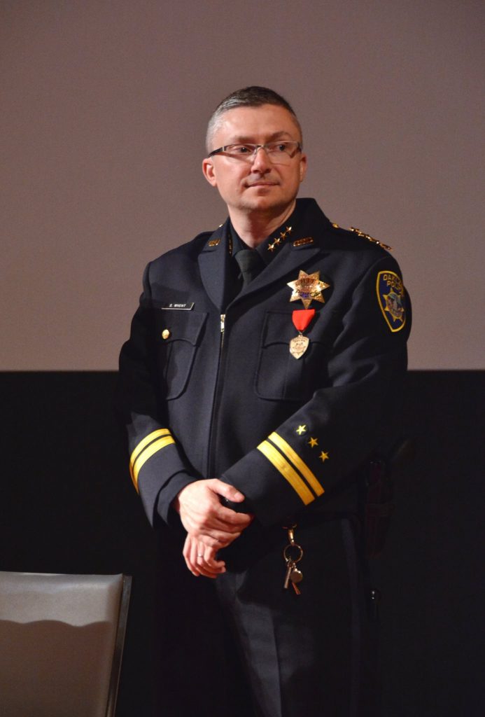 Police Chief Sean Whent resigned after the sexual abuse scandal became public. Oakland Police Department photo.