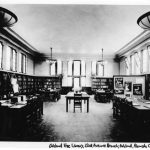 The interior of the Miller Avenue library. National Park Service photo.