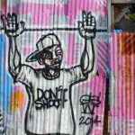 Graffiti in West Oakland in 2016. Photo by Scott Morris.