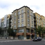 Apartment buildings in downtown Oakland. Photo by Scott Morris.