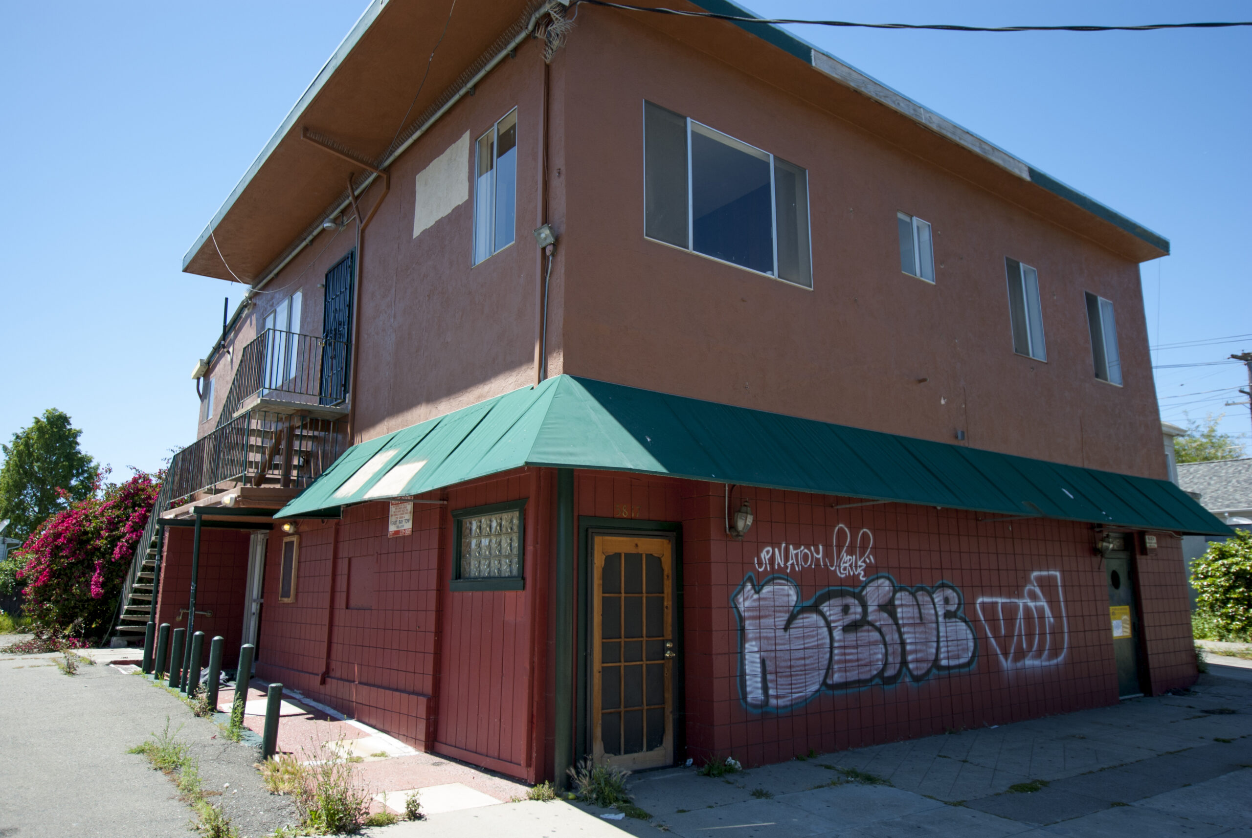 Former site of Dorsey's Locker, a soul food restaurant and music venue that closed in 2015 after operating for 74 years in Oakland, California.
